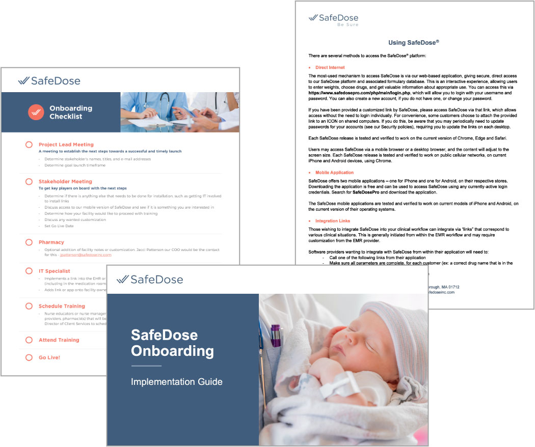 SafeDose Sales Guide SafeDose Sales Guide